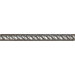 Half Round Rope Tile Accent in Pewter