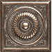 Metal Scudo Insert 2" Tile Accent in Bronze