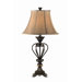 Iron Caged Table Lamp in Bronze (Set of 2)