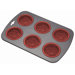 Master Class Smart Rose Rigid Support Six Holes Baking Pan