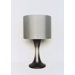 Twister Table Lamp in Smoke with Platinum Shade