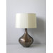 Kiss Table Lamp in Mocha with Pebble Shade