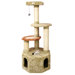 57" Premium Soft Heavy Cat Tree in Khaki