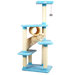 61" Ultra-Thick Premium Cat Tree in Sky Blue