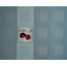 Rectangle Engineered Squares Placemat in Azure