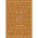 My Team Sport Hoopster Novelty Rug