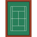 My Team Sport Tennis Anyone Novelty Rug