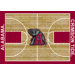 NCAA Court Novelty Rug
