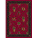 Signature Ruby Palm and Pineapple Novelty Rug