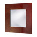 Erin Framed Mirror in Red