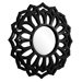 Casey Round Mirror in Black