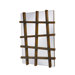 Criss Cross Mirror in Coffee Brown