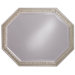 33" Crete Mirror with Silver Finish