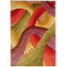 Colours Red Multi Rug