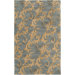 Century Light Blue Floral Rug