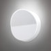 Beta Round Wall Sconce in Soft White Lacquer