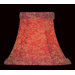 Woven jacquard Chandelier Shade in Red