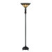 Elodie  Torchiere Floor Lamp in Dark Bronze
