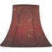 3" x 6" Candelabra Lamp Shade in Red Jacquard