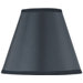 Candelabra Lamp Shade in Black with Silver Liner
