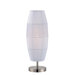 Parvati One Light Table Lamp in Polished Steel
