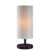 Roland One Light Table Lamp in Dark Walnut