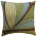 Dune 13" x 20" Embroidered Pillow with Leaves Appliqu&eacute;