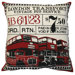 Ticket Pillow in Red