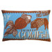 Postage Cotton Goldfish Print Pillow
