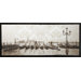 Mystique of Venice Framed Printed Canvas Art - 17.5" X 41"