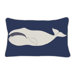 Outdoor Baleen Pillow in Denim