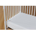 Embroidered Percale 300 Thread Count Fitted Crib Sheet