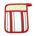 MUincotton Potholder in Punch Stripe (Set of 2)