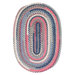 Print Party Ovals Blue Rug
