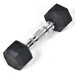Rubber Coated Hex Dumbbell