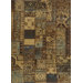 Vintage Light Blue Patchwork Rug