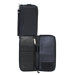Soft Plonge Leather Travel Wallet in Black