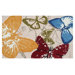 Premium Monarch Butterflies Red Multi Rug