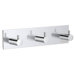 Pool Triple Towel Hook in Polished Chrome