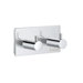 Pool Double Towel Hook in Polished Chrome