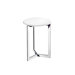 Outline 18.5" Shower Chair with Werzalite White Seat in Polished Stainless Steel