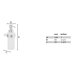Air Frosted Glass Soap Dispenser in Polished Chrome