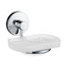 Studio Holder with Frosted Glass Soap Dish