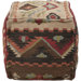 Wool Pouf Cube Ottoman