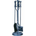 4 Piece Metal Fireplace Tool Set