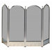 Brass Fireplace Screen with Decorative Filigree