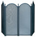 4 Panel Woven Mesh Fireplace Screen