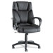 Fraze High-Back Swivel/Tilt Chair in Black Leather