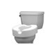 Non-Locking Raised Toilet Seat