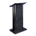 Pyrenees Marble Lectern with Black Anodized Aluminum